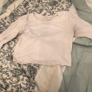 Used White long sleeved shirt